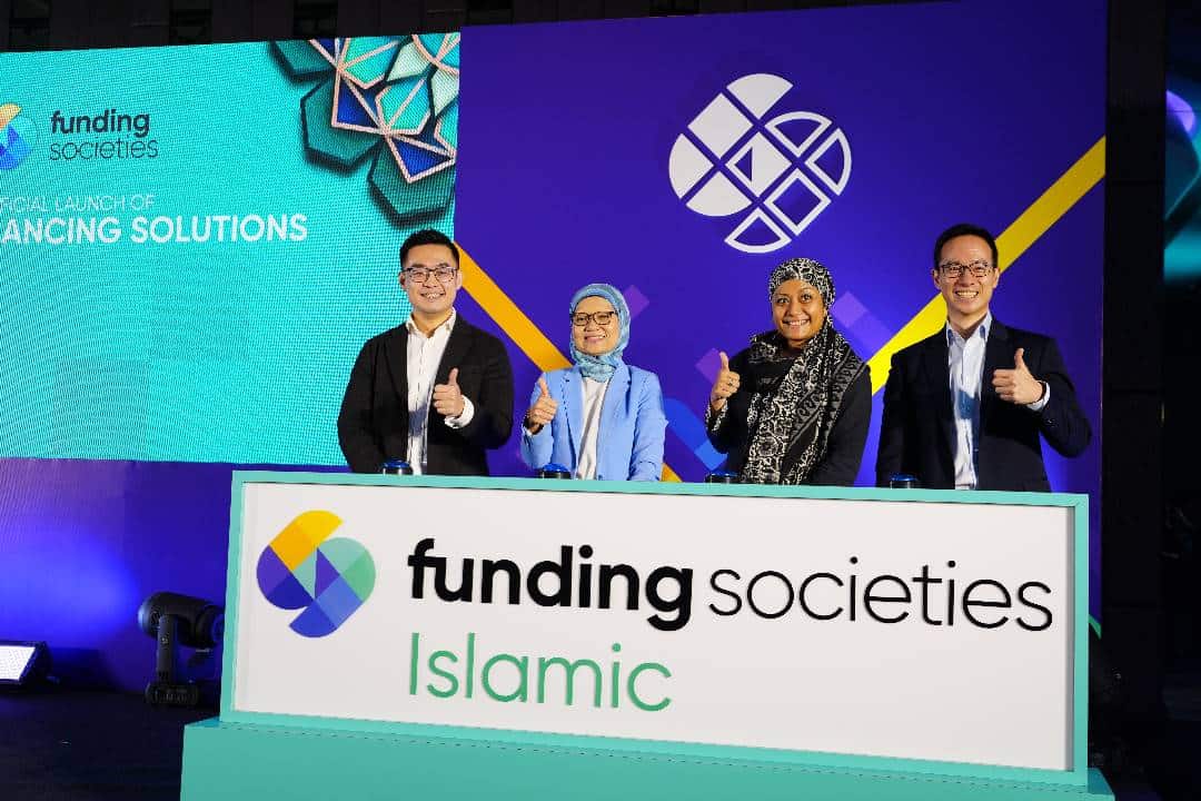 From left to right: Chai Kien Poon, Country Head of Funding Societies Malaysia, Pn.Yushida Husin, Chief Executive Officer of CGC Digital, Pn. Ruslena Ramli, Director of Fintech and Islamic Digital Economy,MDEC, Wong Kah Meng, Group Chief Operating Officer of Funding Societies | Modalku