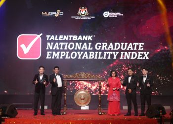Talentbank’s GE Index launched by Yang Berbahagia Dato' Dr. Haji Megat Sany bin Megat Ahmad Supian,Deputy Secretary General (Policy) of the Ministry of Higher Education Malaysia